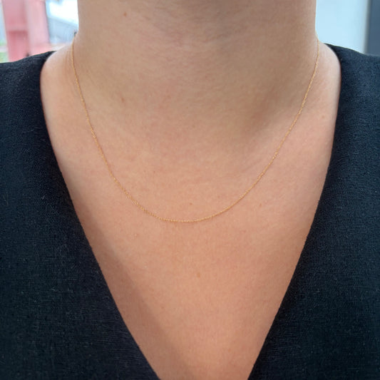 18 Inch Dainty Rope Chain