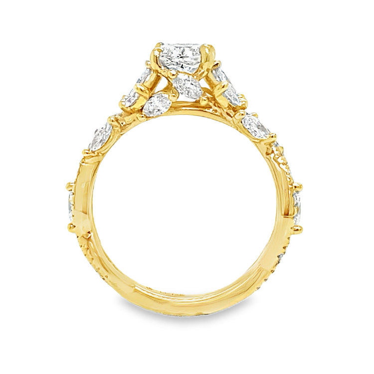 Lab Grown Nature Inspired Diamond Ring