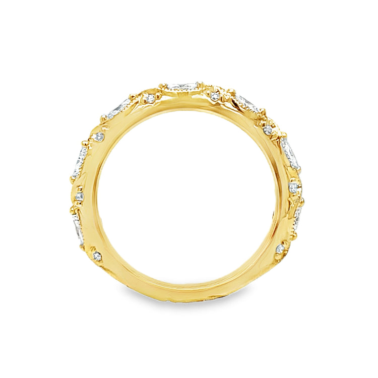 .33TCW 18K Diamond Band