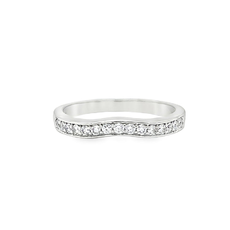 .15TCW Diamond Curved Band