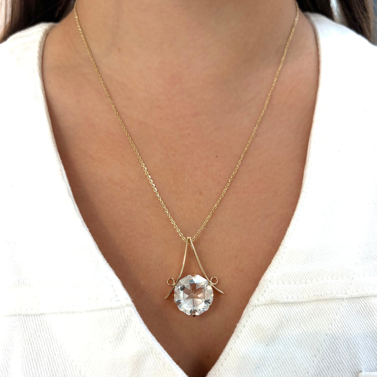 White Quartz Necklace