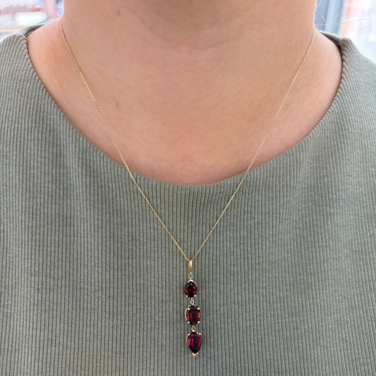 Rhodolite Garnet Necklace