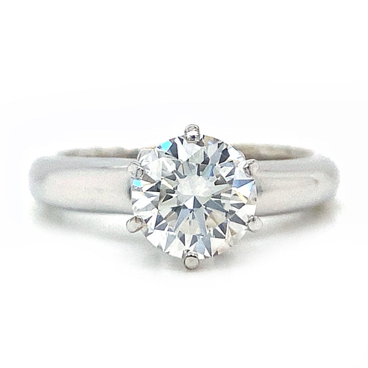 Round Brilliant Diamond Solitaire Ring