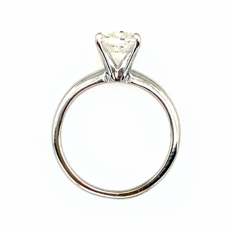 Cushion Solitaire Diamond Ring