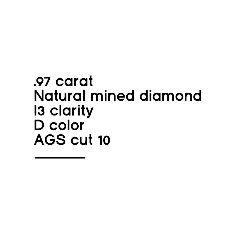 .97CT Round Brilliant Cut Diamond
