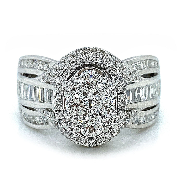Wide diamond on sale