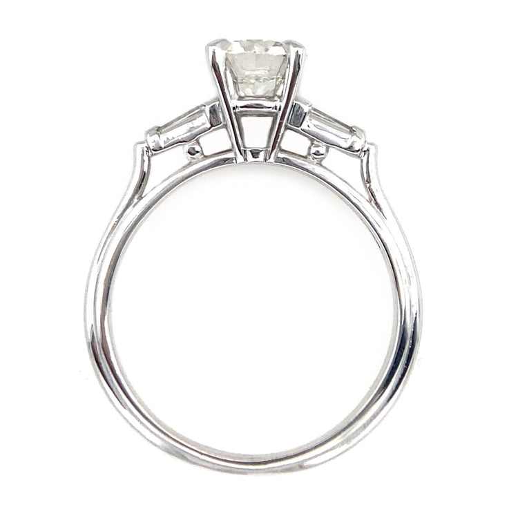 Baguette Accent Diamond Ring