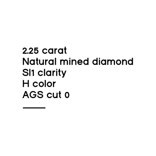 2.25CT Round Brilliant Cut Diamond