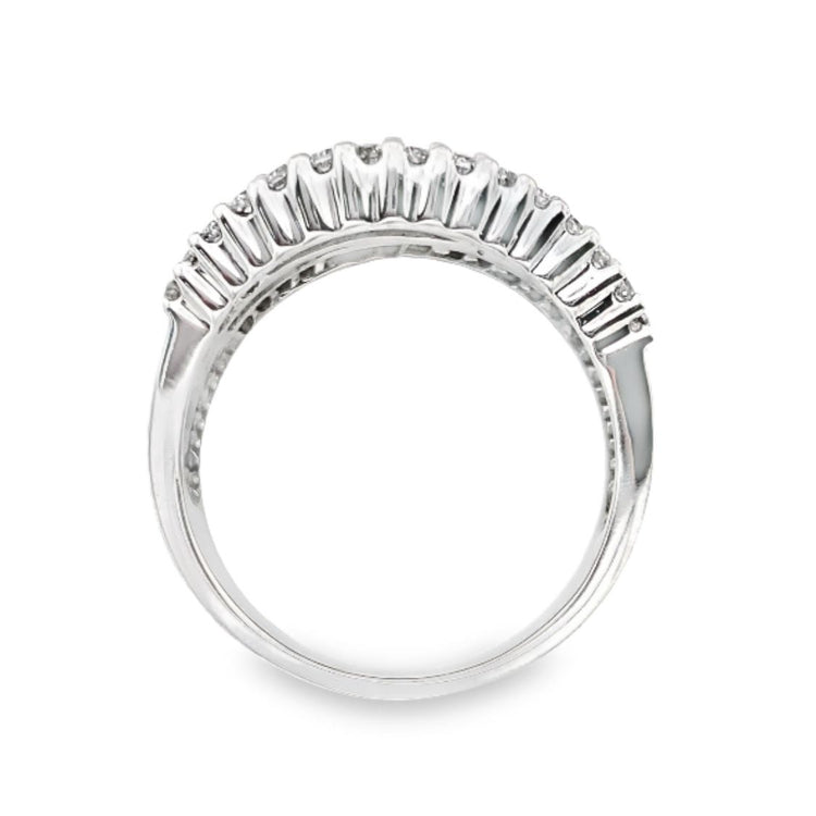2.00TCW Wide Diamond Baguette Ring