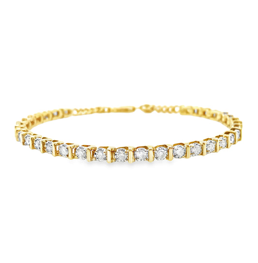 Tennis Bracelet with Extended Length