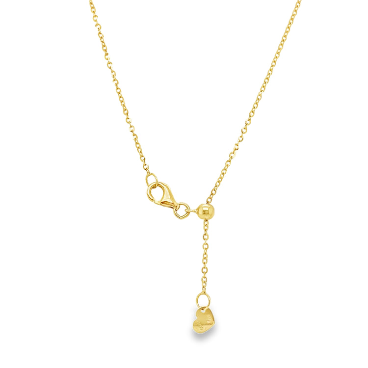 Illusion Set Diamond Station Necklace