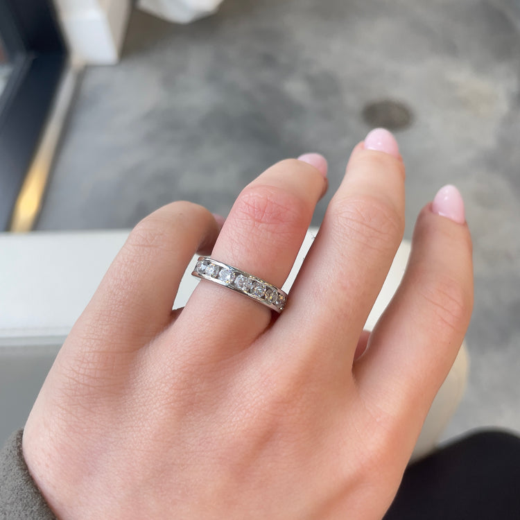 2.00TCW Channel Set Diamond Eternity Band