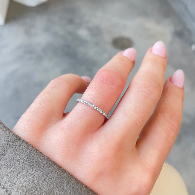 .25TCW Dainty Diamond Band