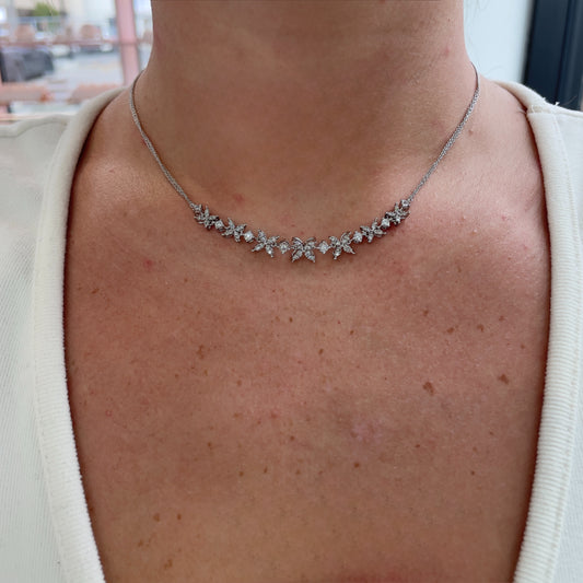 Adjustable Length Diamond Necklace
