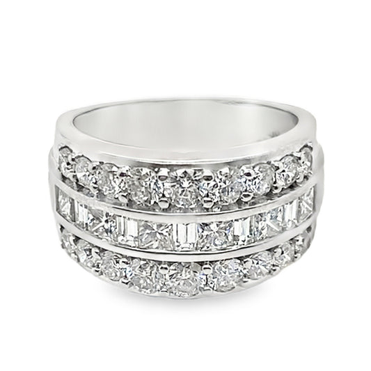 1.50TCW Wide Diamond Band