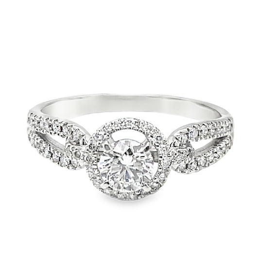 Canadian Diamond White Gold Ring