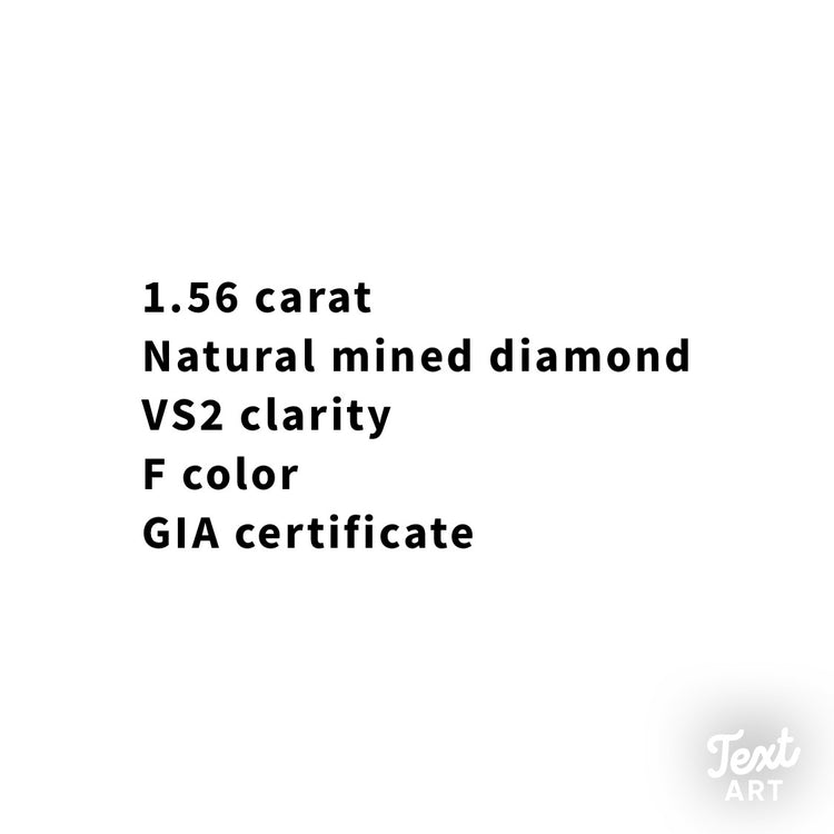 1.56CT Cushion Cut Diamond