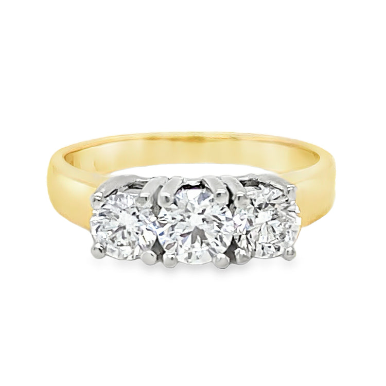 Three Stone Diamond Ring