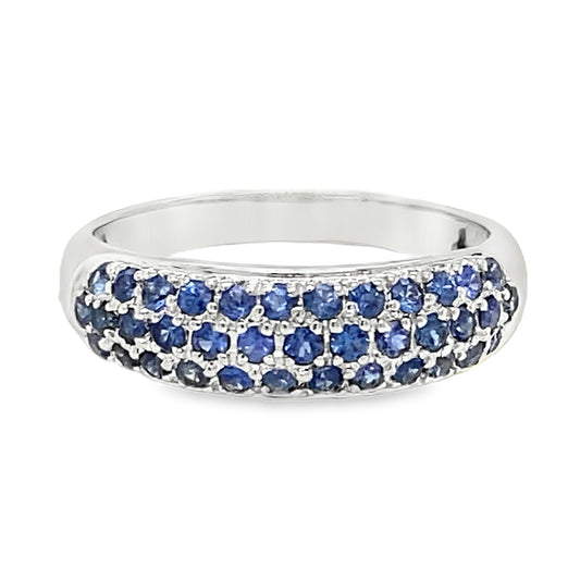 White Gold Sapphire RIng