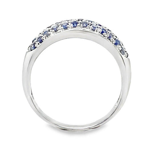 White Gold Sapphire RIng