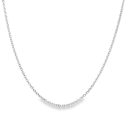 White Gold Cable Chain by Effy