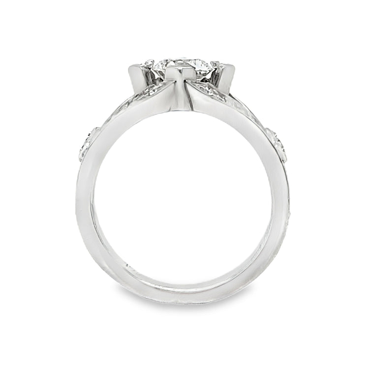 19K Pave Diamond Ring