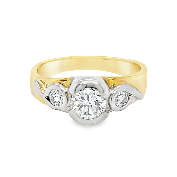 Three Stone Diamond Ring