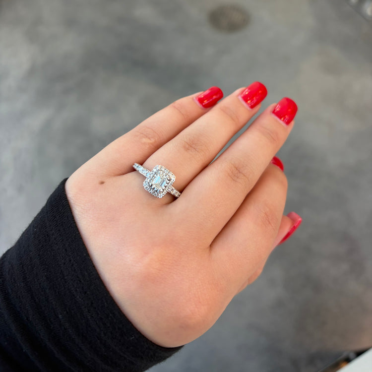 Halo Diamond Ring