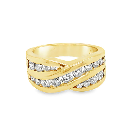 1.00TCW Channel Set Diamond Ring