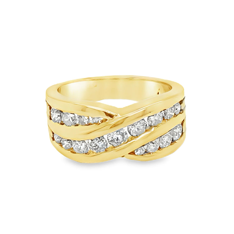 1.00TCW Channel Set Diamond Ring