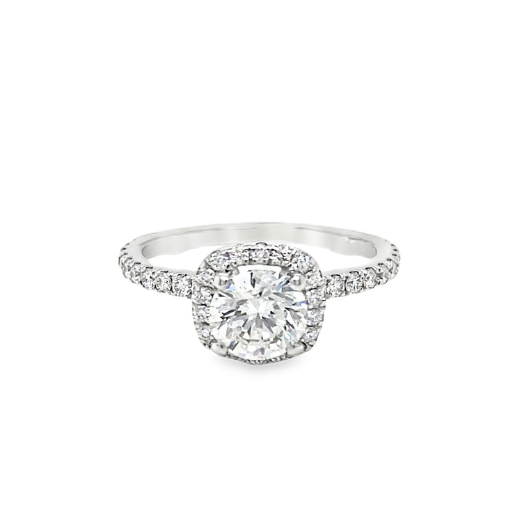1.52TCW Diamond Halo Ring by Noam Carver
