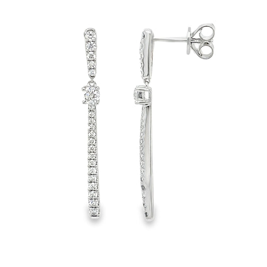 Diamond Drop Studs