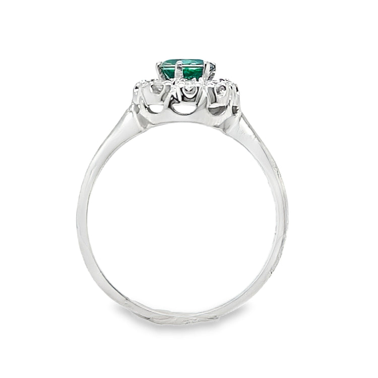 Emerald & Diamond Ring