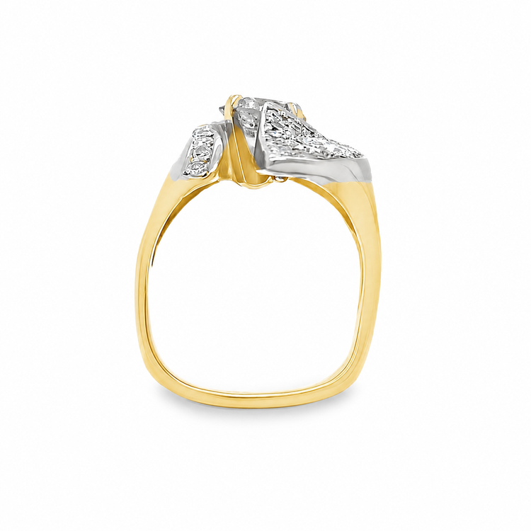 2.55TCW Free Form Diamond Ring