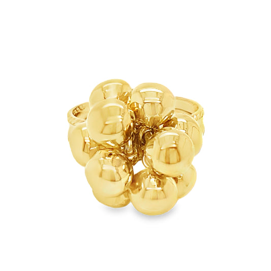 Moving Ball Statement Ring