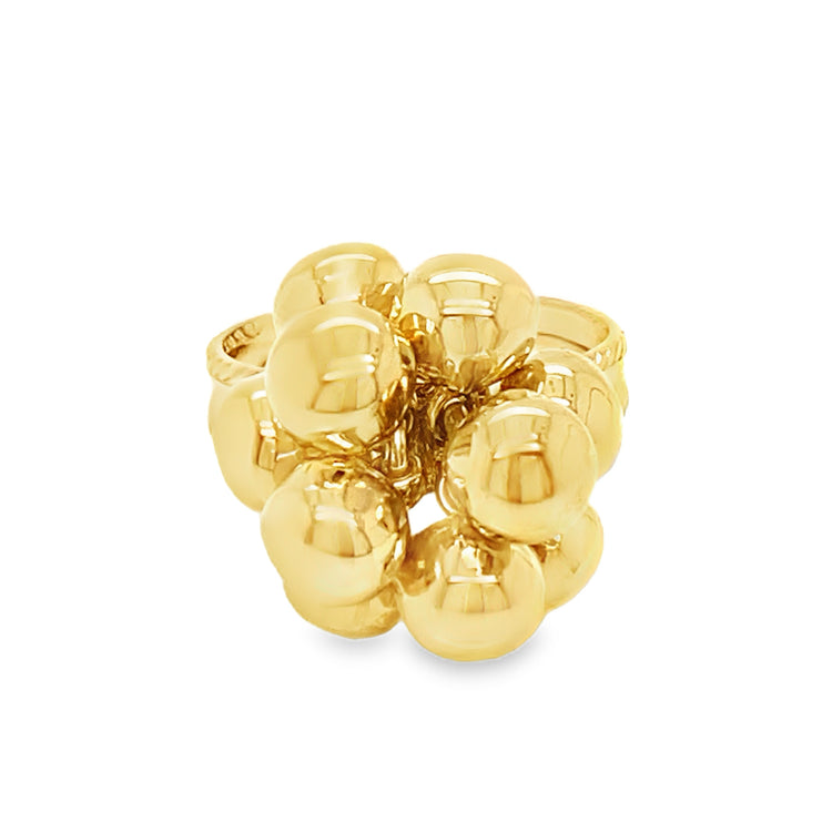 Moving Ball Statement Ring