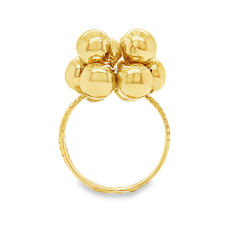 Moving Ball Statement Ring