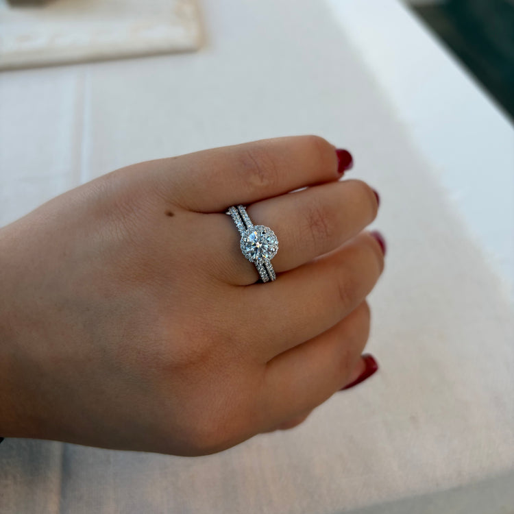 1.63TCW Wedding Set