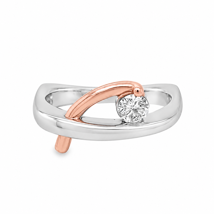 Freeform Canadian Diamond Ring