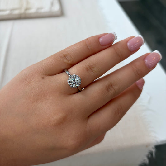 Platinum Lab Grown Diamond Ring