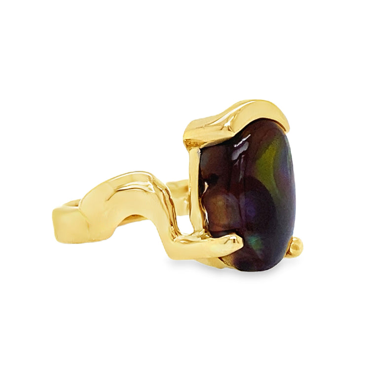 18K Labradorite Ring