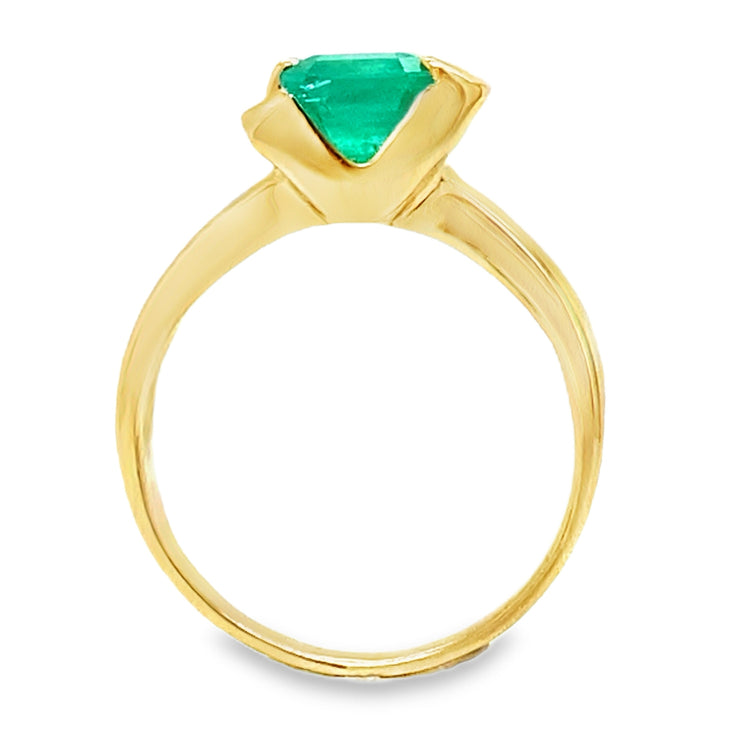 Asymmetrical Emerald RIng