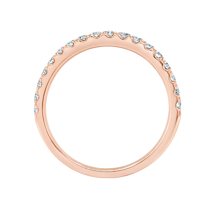 .25TCW Rose Gold Diamond Band