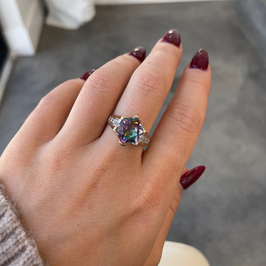 Mystic Topaz Ring