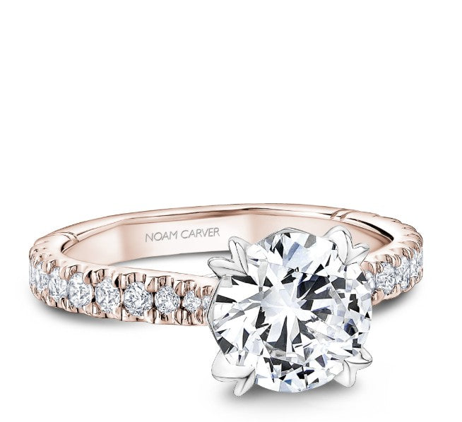 Diamond Wedding Set by Noam Carver