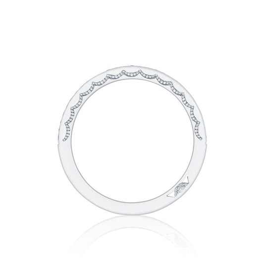 Crescent Wedding Band