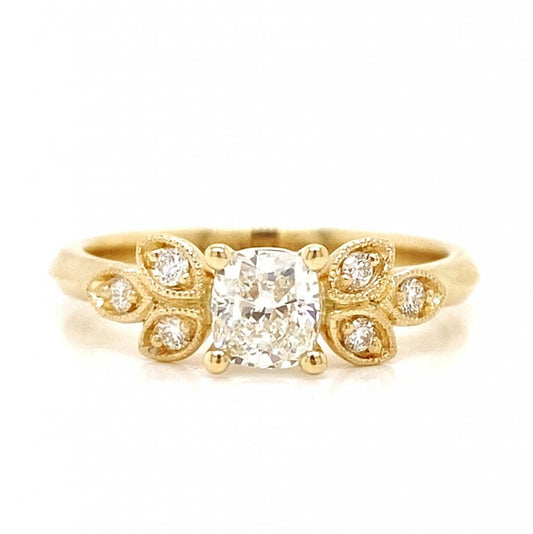 Cushion Cut Diamond Ring
