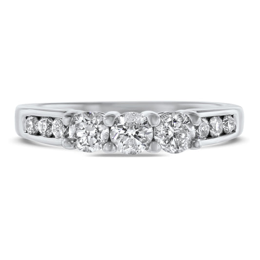 Diamond Three Stone Ring