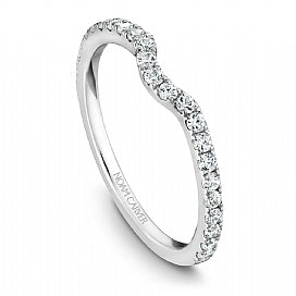 Curved Diamond Band by Noam Carver