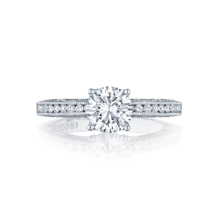 Classic Crescent Ring Setting by Tacori